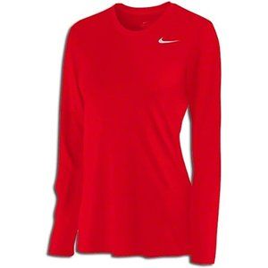 NWOT: Nike Womens Dri-Fit Fitness Workout Shirt, Red, M